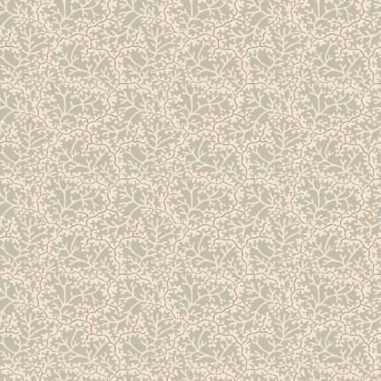 Coral Garden Green Small Pattern Wallpaper by Sandberg