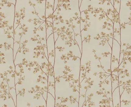 Laura Beige Leaf Mural by Sandberg