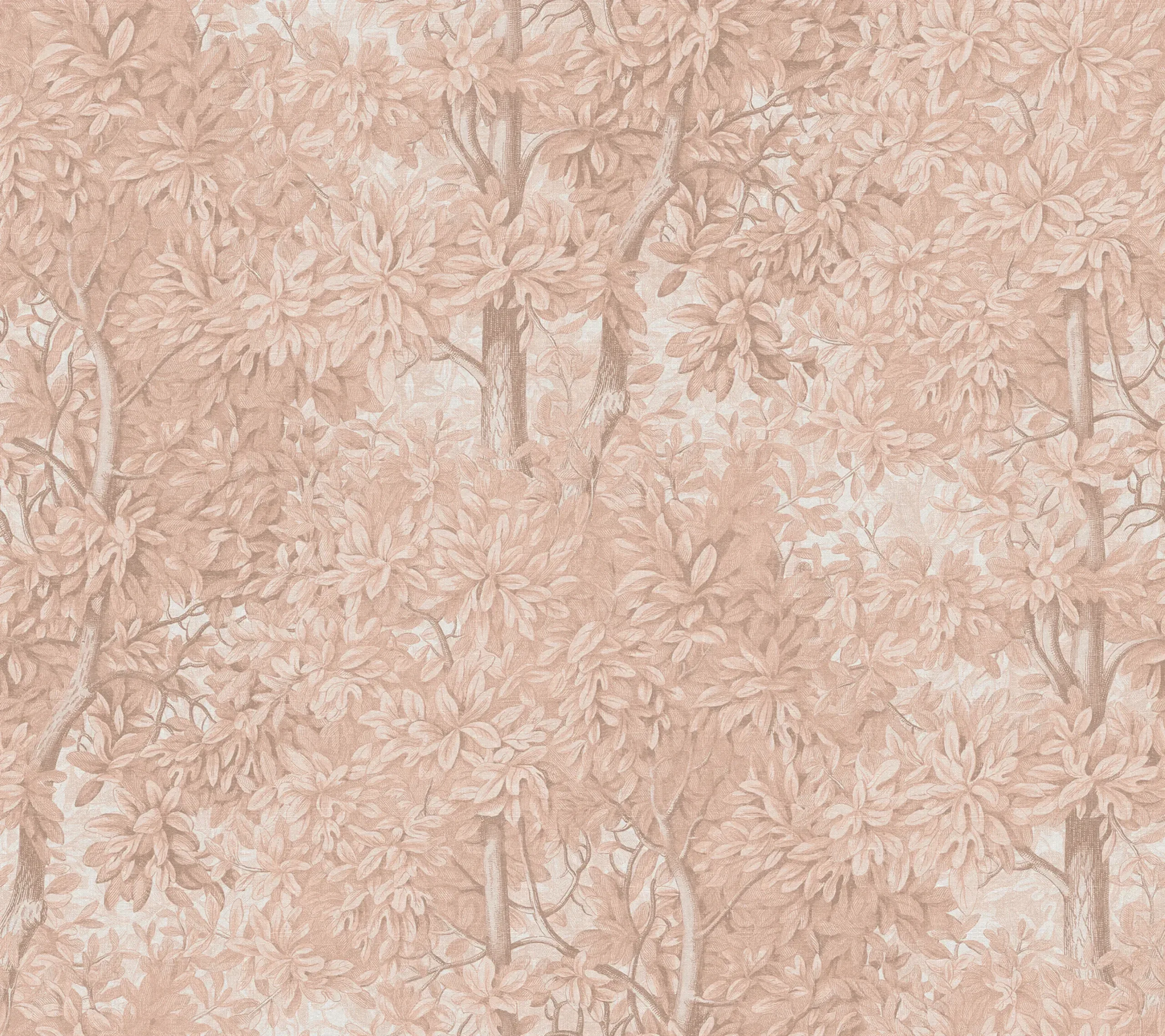 Charles Blush Botanical Mural by Sandberg