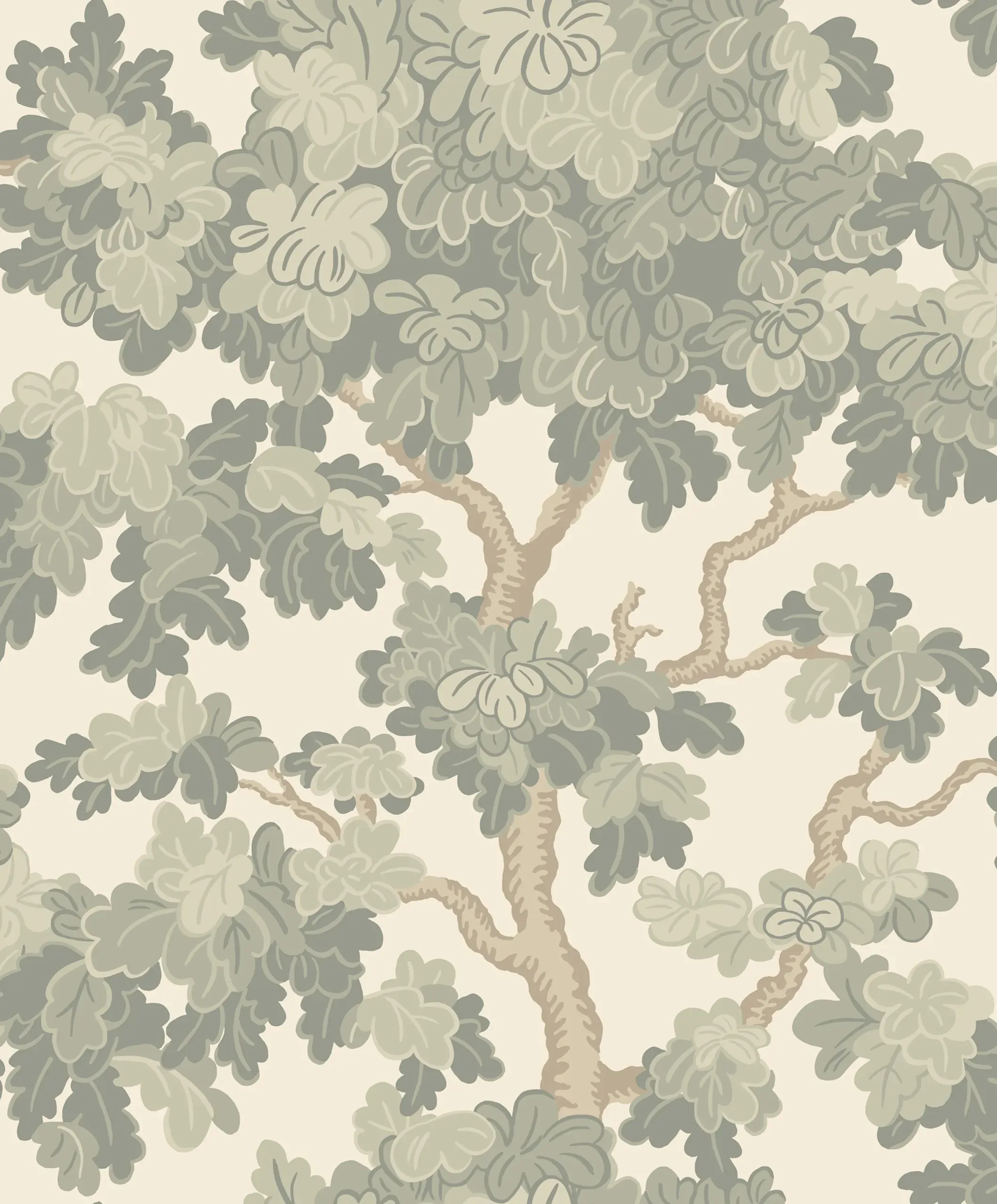 Eken Garden Green Botanical Wallpaper by Sandberg
