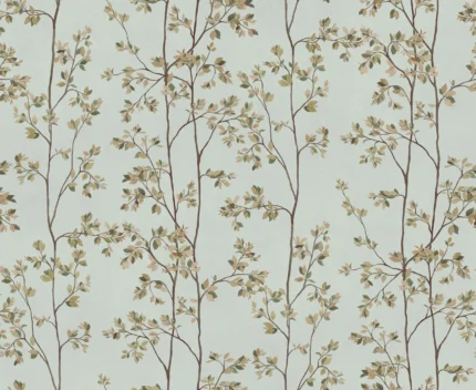 Laura Light Blue Leaf Mural by Sandberg