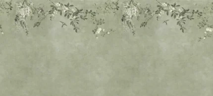 Nico Sage Green Garden Mural by Sandberg
