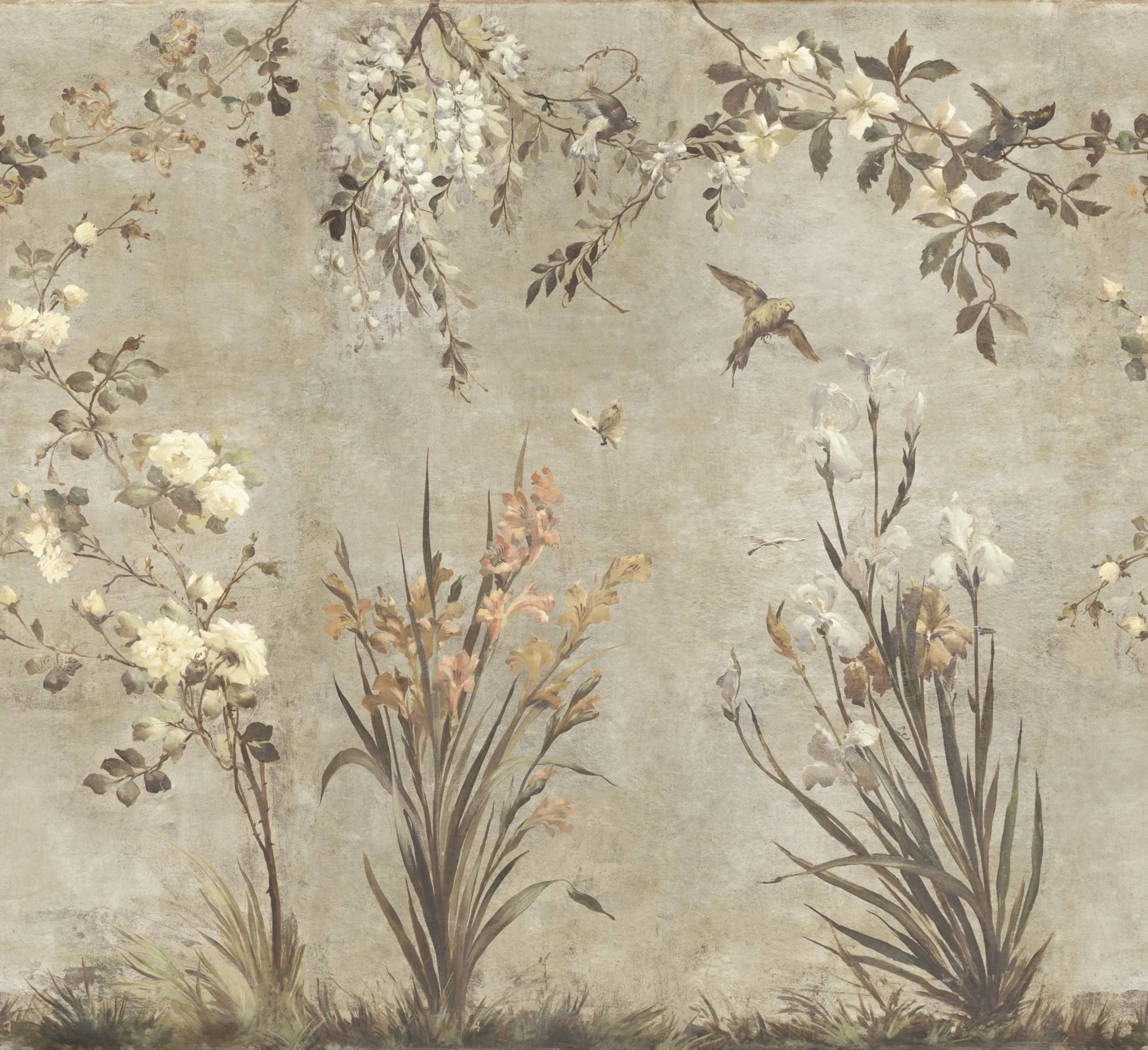 Nicola Beige Modern Mural by Sandberg
