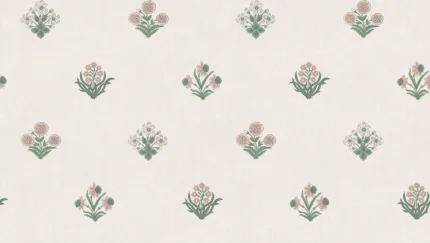Amy Pink Floral Wallpaper by Sandberg
