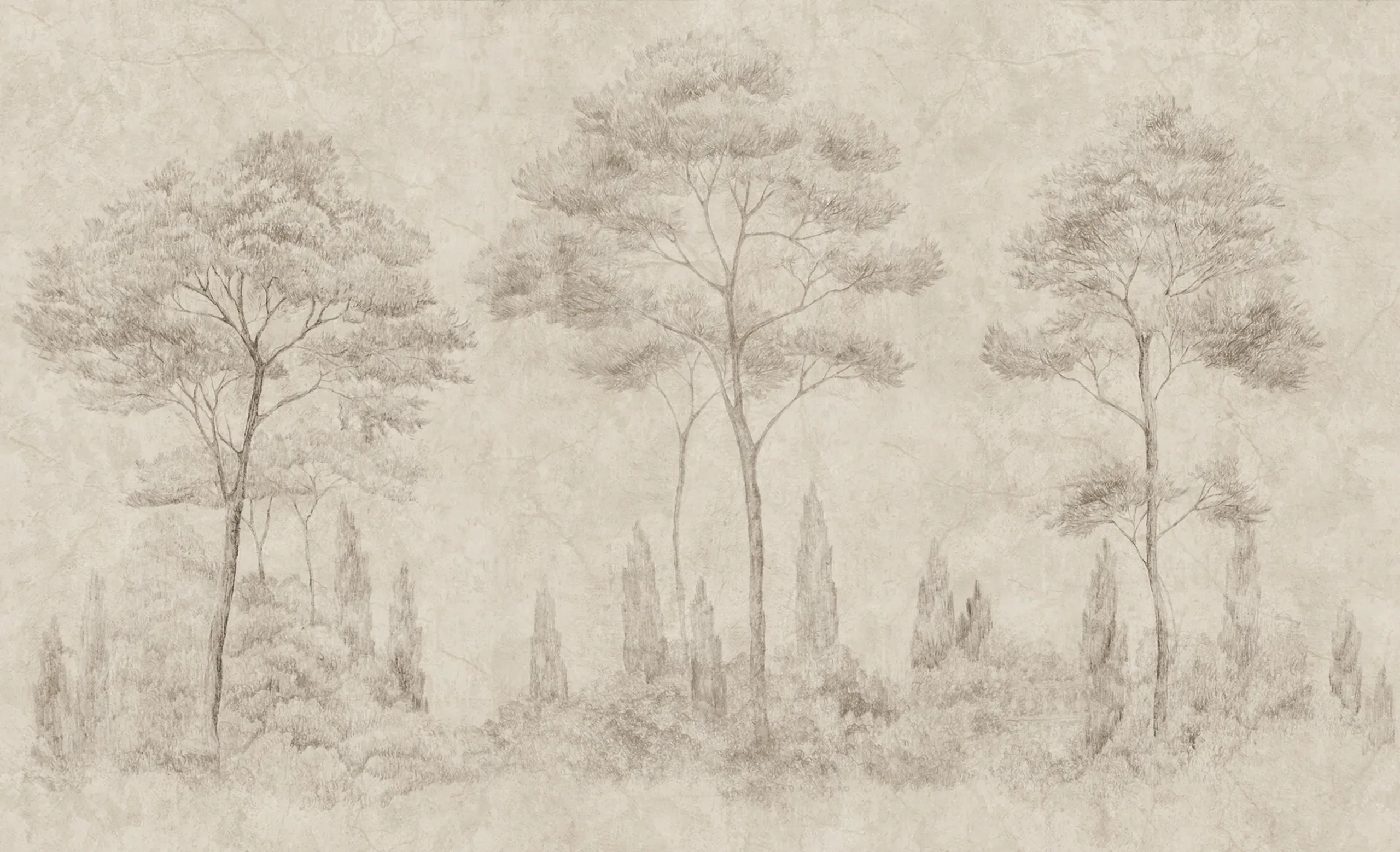 Andrea Sand Botanical Mural by Sandberg