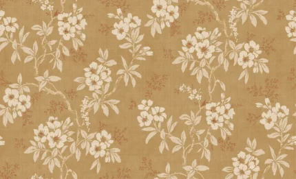 Vera Yellow Floral Mural by Sandberg