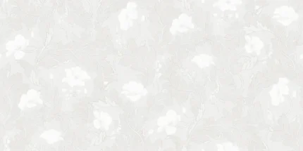 Poppy White Floral Mural by Sandberg