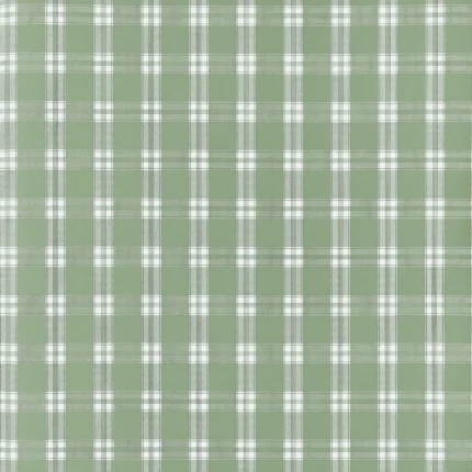 Thibaut PAYTON CHECK Green Clermont Wallpaper AT10709