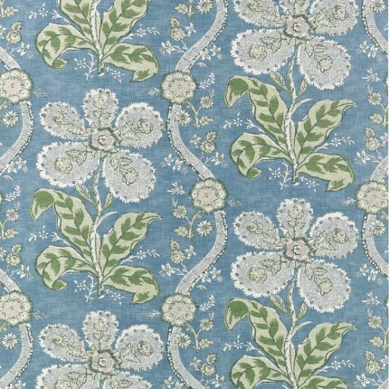Thibaut ST. GILLES Mineral and Green Clermont Wallpaper AT10723