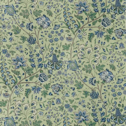 Thibaut FRANCOIS Green and Blue Clermont Wallpaper AT10727