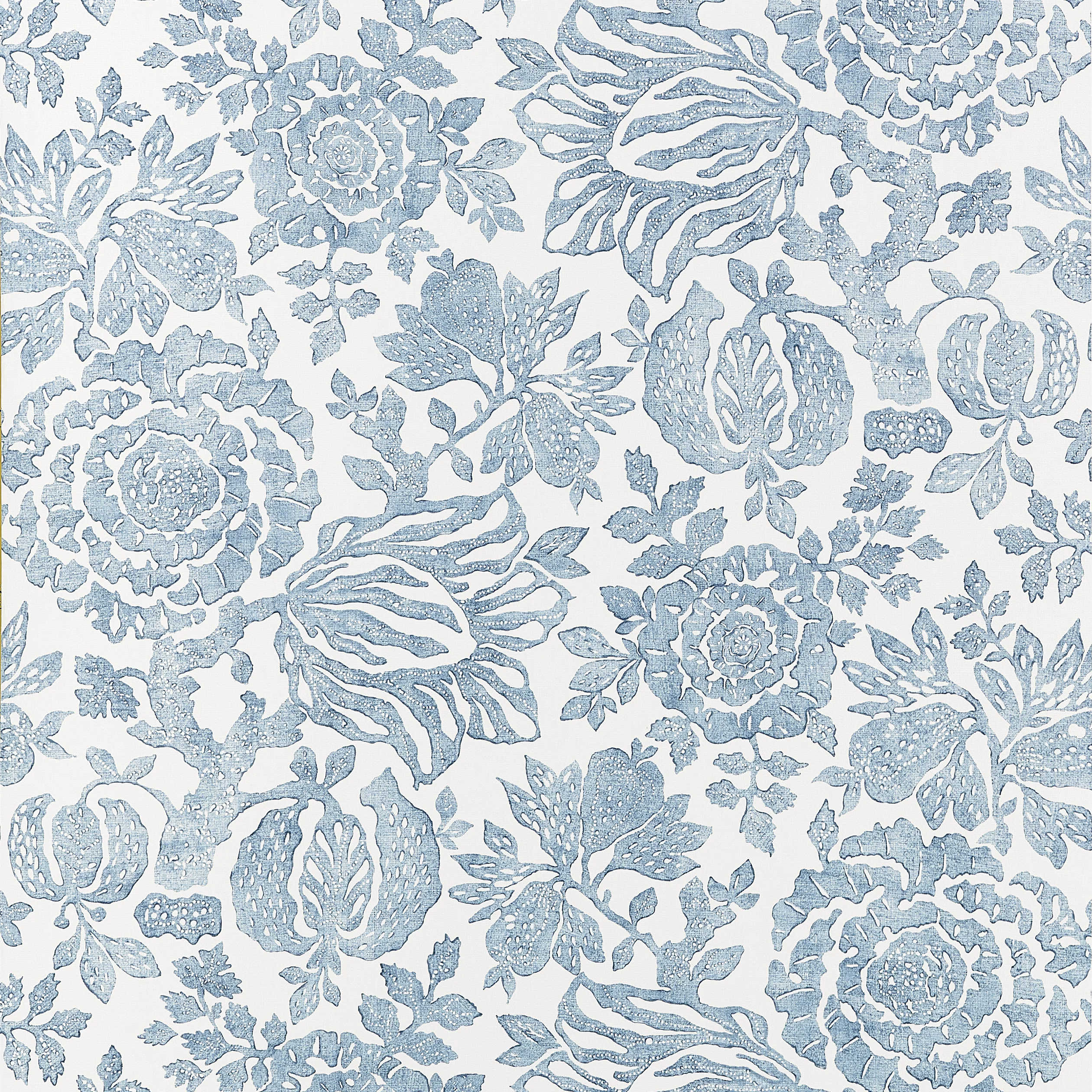 Thibaut SIGOURNEY Wallpaper in Blue (AT10730) Thibaut SIGOURNEY Blue Clermont Wallpaper AT10730