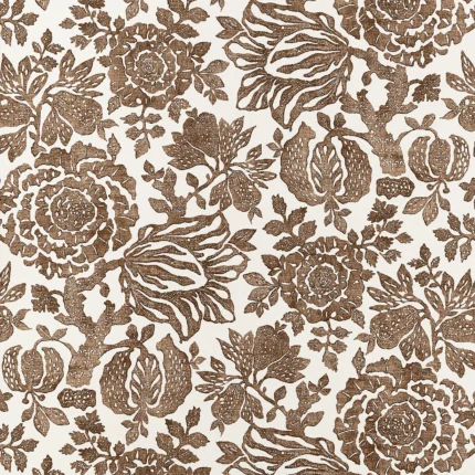 Thibaut SIGOURNEY Brown Clermont Wallpaper AT10732