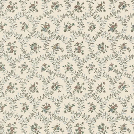 Thibaut JULIETTE TRAIL Brown Clermont Wallpaper AT10765