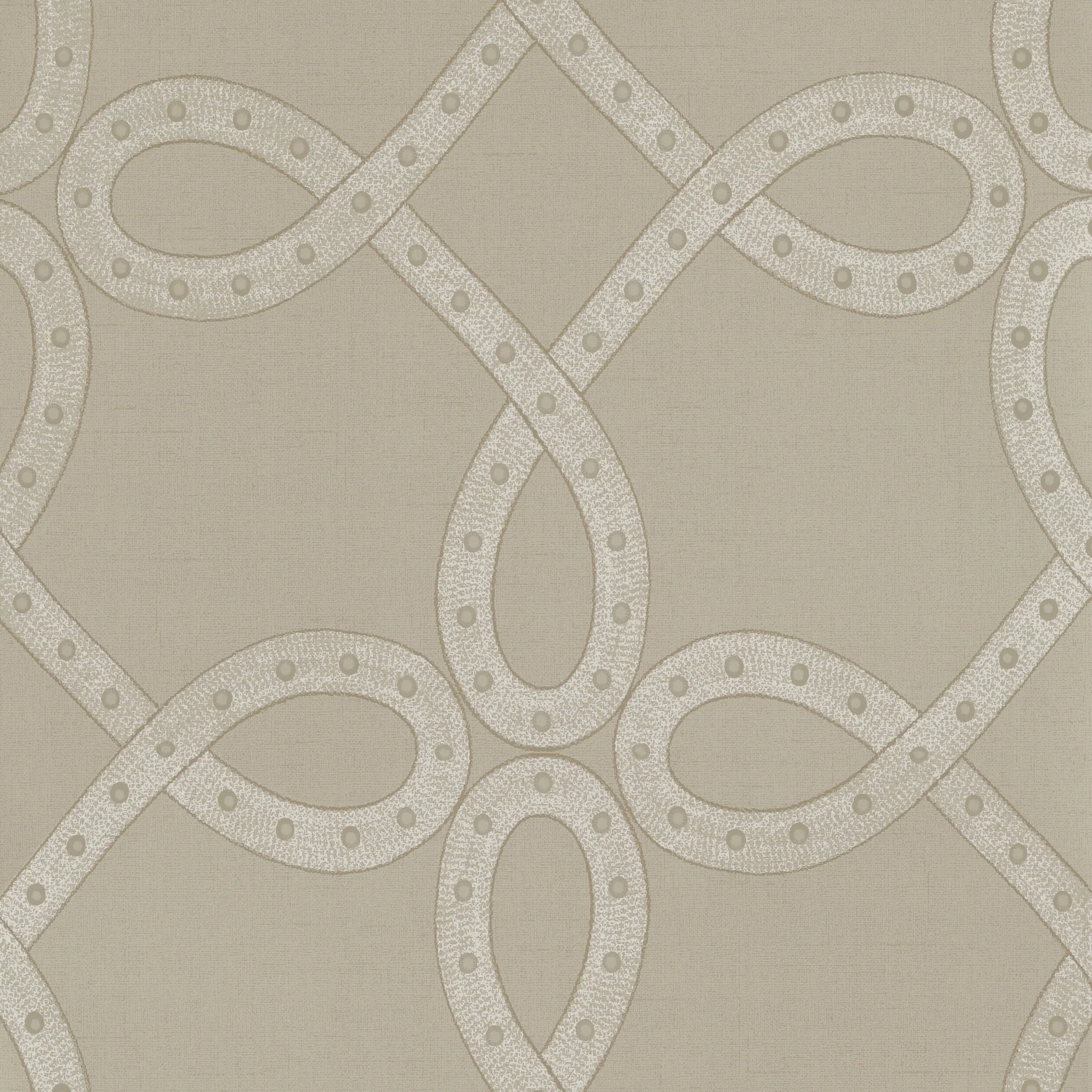 Thibaut SALINA RIBBON Wallpaper in Linen (AT1433) Thibaut SALINA RIBBON wallpaper in Linen