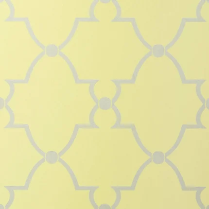 Thibaut LUCIAN wallpaper in Metallic on Citron