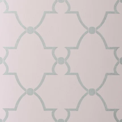 Thibaut LUCIAN wallpaper in Metallic on Lilac