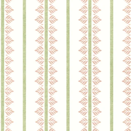 Thibaut FERN STRIPE wallpaper in Blush