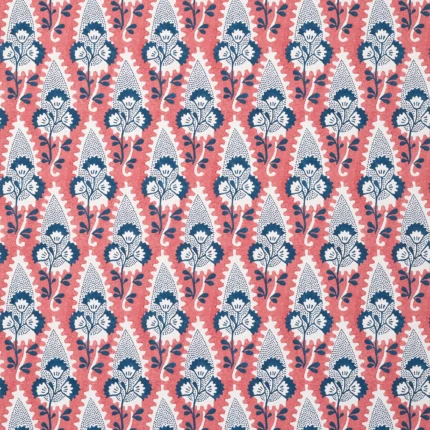 Thibaut CORNWALL Red and Blue Antilles Wallpaper AT15124