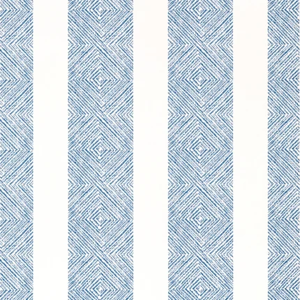 Thibaut CLIPPERTON STRIPE wallpaper in Navy