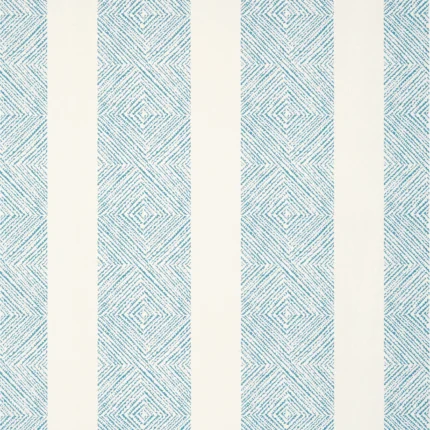 Thibaut CLIPPERTON STRIPE Blue on Natural Antilles Wallpaper AT15129