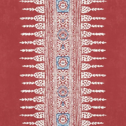 Thibaut JAVANESE STRIPE wallpaper in Red
