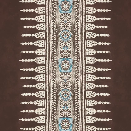 Thibaut JAVANESE STRIPE Brown Antilles Wallpaper AT15139
