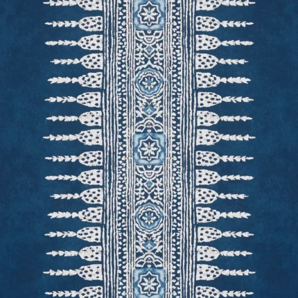 Thibaut JAVANESE STRIPE wallpaper in Navy
