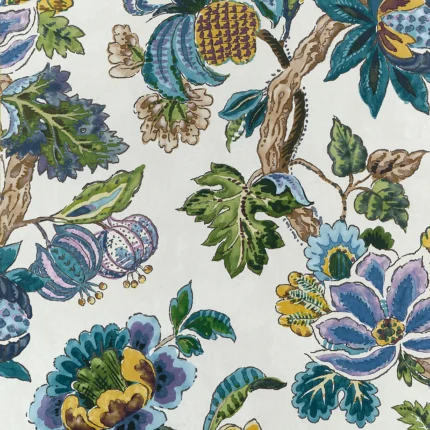 Thibaut STOCKBRIDGE wallpaper in Lavender and Blue
