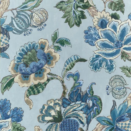 Thibaut STOCKBRIDGE wallpaper in Blue
