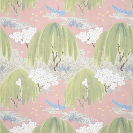 Thibaut WILLOW TREE wallpaper in Blush