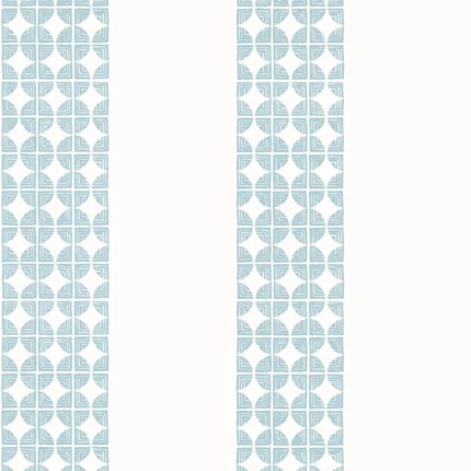 Thibaut FAIRMONT STRIPE wallpaper in Soft Blue