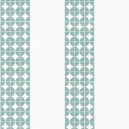 Thibaut FAIRMONT STRIPE wallpaper in Teal