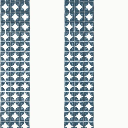 Thibaut FAIRMONT STRIPE wallpaper in Navy