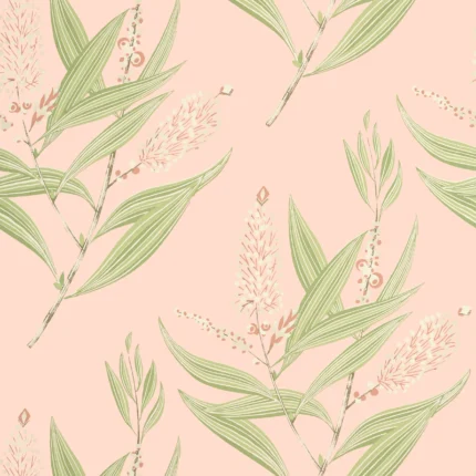Thibaut WINTER BUD wallpaper in Blush