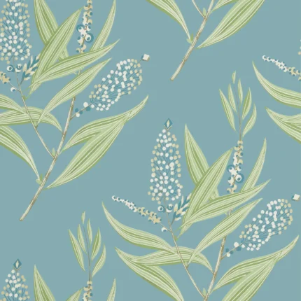 Thibaut WINTER BUD wallpaper in Teal