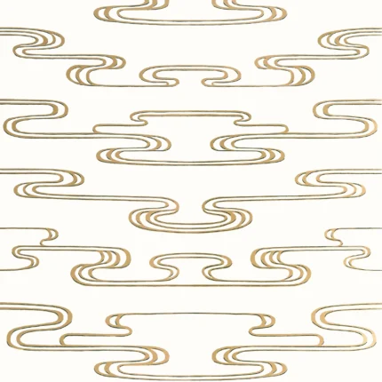 Thibaut CLOUDWATER wallpaper in Metallic Gold