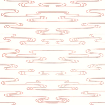 Thibaut CLOUDWATER wallpaper in Blush