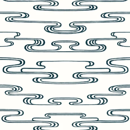 Thibaut CLOUDWATER wallpaper in Black