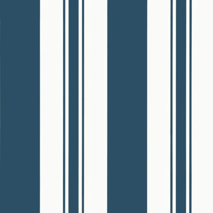 Thibaut KESWICK STRIPE wallpaper in Navy