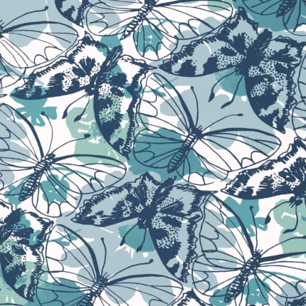 Thibaut PAXTON wallpaper in Blue