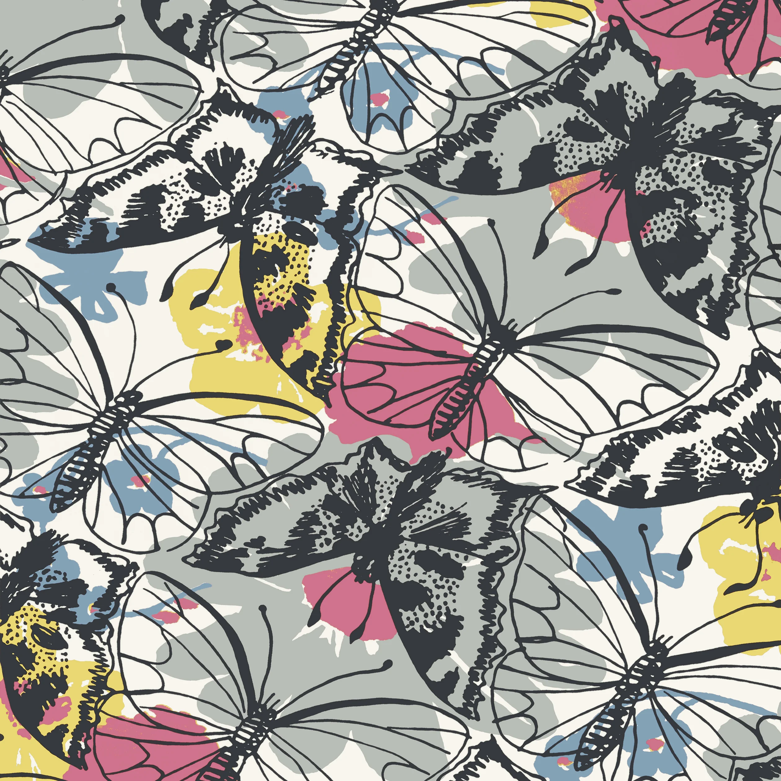 Thibaut PAXTON Wallpaper in Multi (AT23176) Thibaut PAXTON wallpaper in Multi