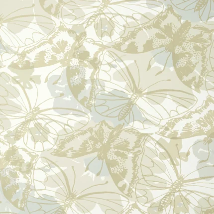 Thibaut PAXTON wallpaper in Metallic on Neutral