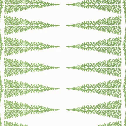 Thibaut ELLERY STRIPE wallpaper in Kelly on White