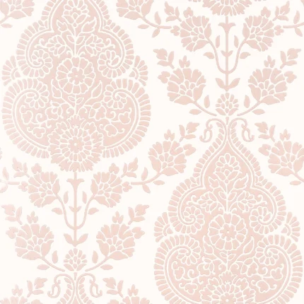 Thibaut BALMUCCIA DAMASK wallpaper in Blush