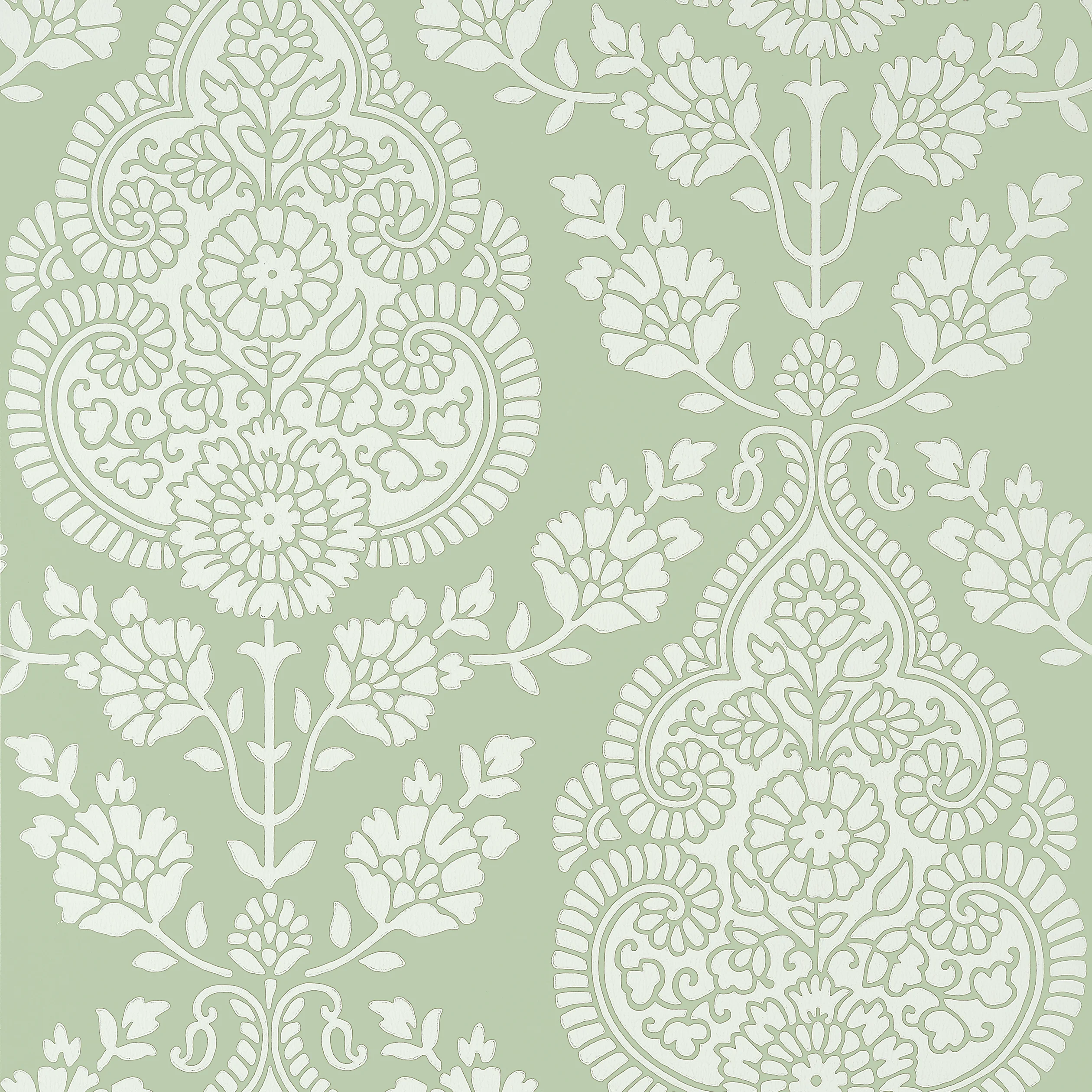Thibaut BALMUCCIA DAMASK Wallpaper in Soft Green (AT57867) Thibaut BALMUCCIA DAMASK wallpaper in Soft Green