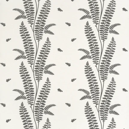 Thibaut ENSBURY FERN Black Bristol Wallpaper AT57884
