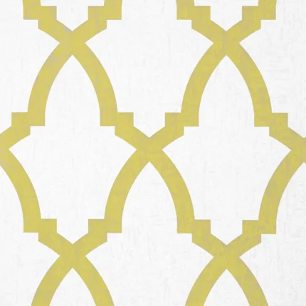 Thibaut BROCK TRELLIS wallpaper in Citron
