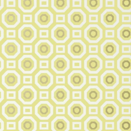 Thibaut ZANE wallpaper in Metallic Gold on Citron