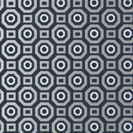 Thibaut ZANE wallpaper in Metallic on Navy