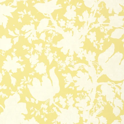 Thibaut GARDEN SILHOUETTE wallpaper in Citron